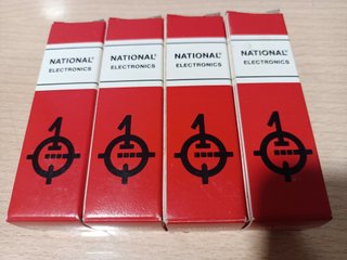 Lote 4 Válvulas EL84 National Electronics