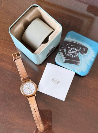 Reloj Fossil con Correa de Piel