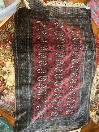 Alfombra con Estampado Tradicional