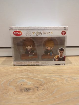 Pack 2 Figuras con Sello Harry Potter Bizak