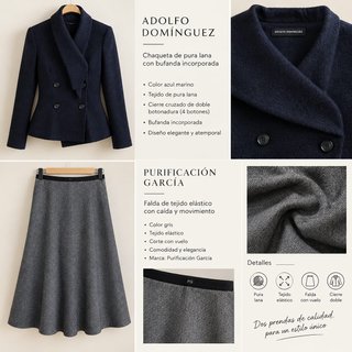 Falda Gris Purificación García