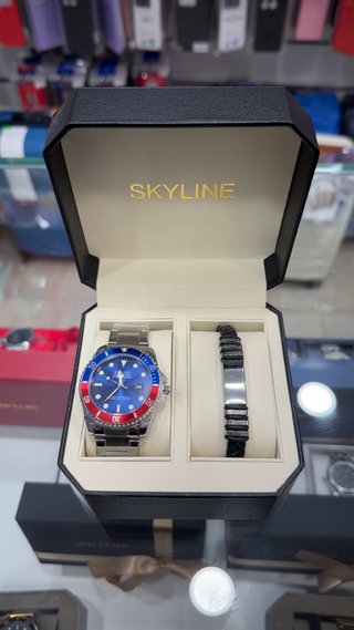 Reloj Skyline con Pulsera a Juego