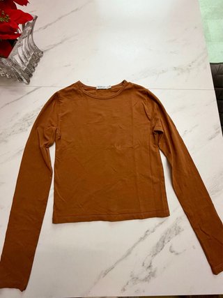 Blusa Stradivarius Marrón