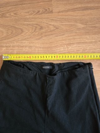 Pantalón negro elástico Massimo Dutti - Talla 34