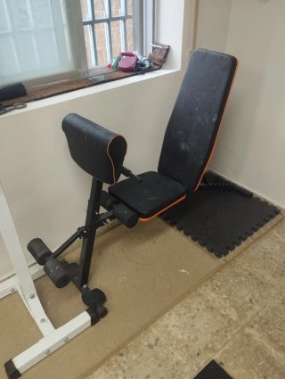 Banco de Curl para Gimnasio