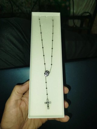 Rosario in argento 925