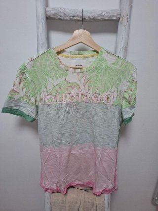 Camiseta Desigual Estampada Talla M