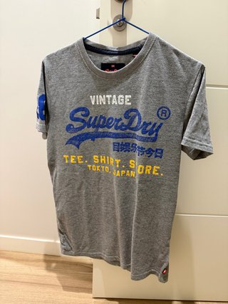 Camiseta Superdry Gris