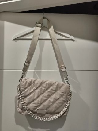 Bolso bandolera Mango beige