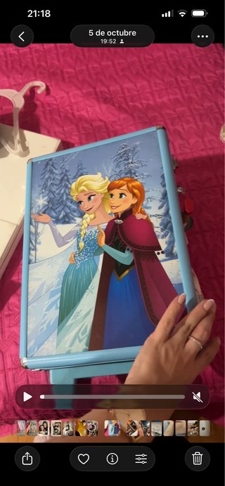 Maletín Frozen Disney niños