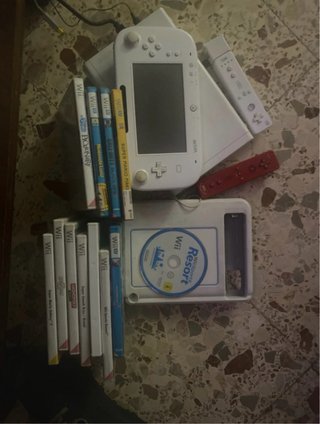 Nintendo Wii U con 2 mandos y 12 juegos