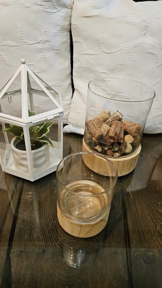Set de Decoración: Farol y Recipientes