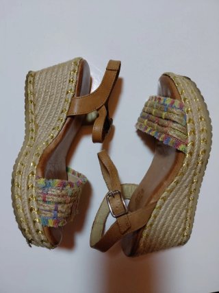 Sandalias de Plataforma con Cuña
