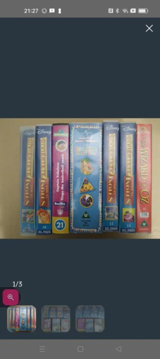 Lote 8 Film per Bambini in Inglese