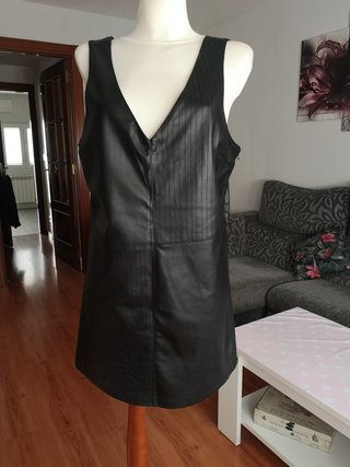 Vestido Pichi Negro Desigual Talla L