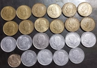 Colección de 23 Monedas de Juan Carlos I