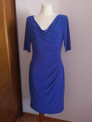 Vestido Azul Ralph Lauren Talla 38