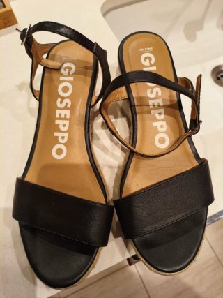 Sandalias Negras Gioseppo Talla 38