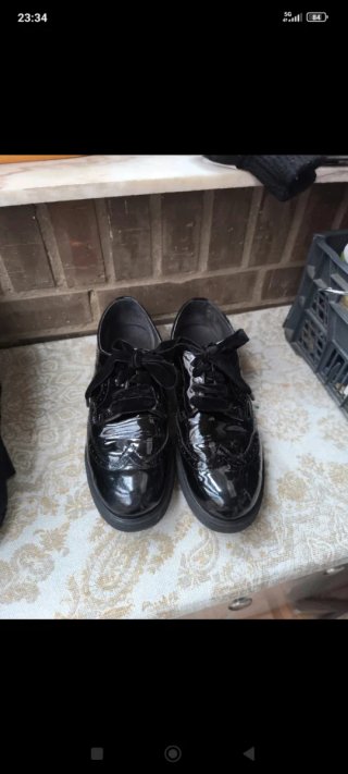Zapatos Negros Estilo Oxford