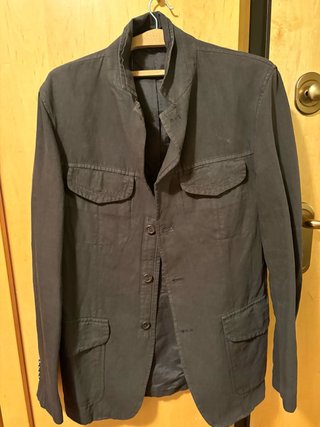 Blazer Massimo Dutti Negro