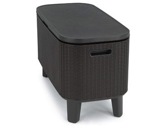 Keter Bevy Bar - Mesa Nevera para Exterior y Jardí