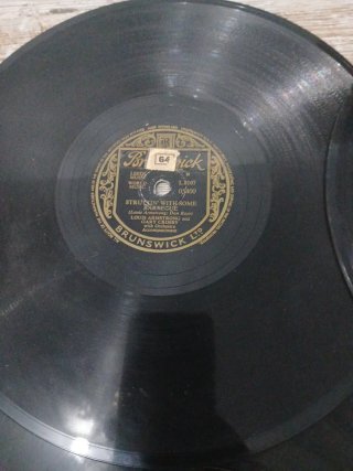 Lote 20 Discos de Pizarra Louis Armstrong