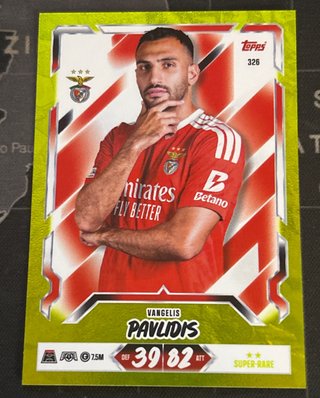 326 PAVLIDIS (BENFICA) SUPER RARE PARALELA