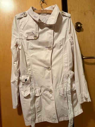 Gabardina Blanca