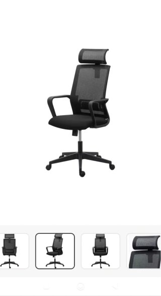 Silla de Oficina  Negra Embalada a estrenar