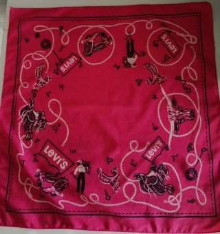 Bandana Pañuelo Levi's. Diseño cowboy (Saddleman)