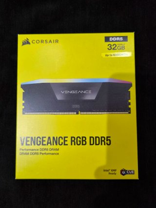 Memoria RAM Corsair Vengeance RGB DDR5 32GB