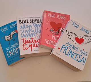 Pack 4 Libros Juveniles Blue Jeans