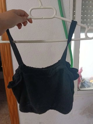 Camiseta de tirantes negra