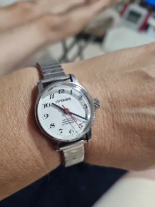 Reloj Esperanto Plateado