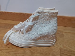 Zapatillas Altas Converse Beige