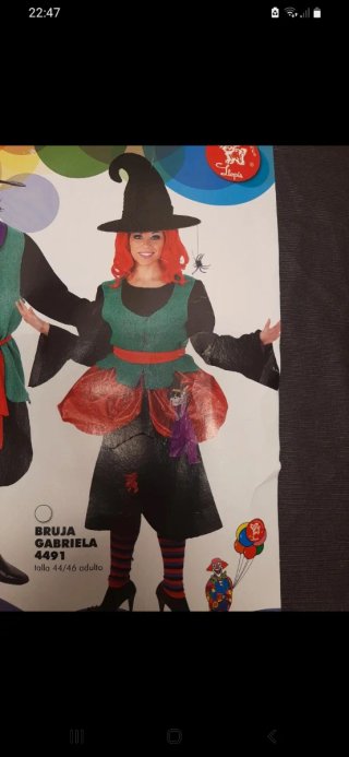 Disfraz de Bruja y brujo NUEVOS SIN ESTRENAR Niñ@s