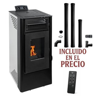 Estufa de Pellets Andromeda9 Kit + Mando ALB41