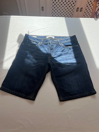 Jack & Jones Vaqueros Cortos Azul Oscuro