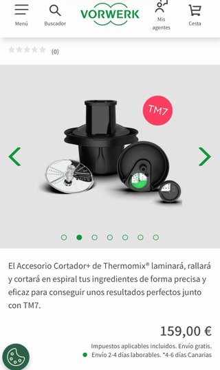 Accesorio Cortador+ para Thermomix TM7