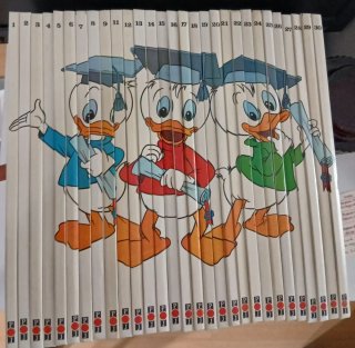 Colección de libros Disney antiguos de 1986.