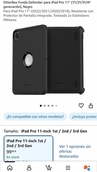Funda para iPad Pro 11 Otterbox