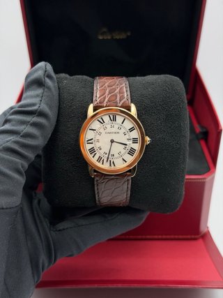 Reloj Cartier Ronde Oro Rosa