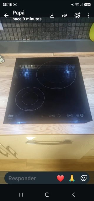 Placa de inducción Teka 2 fuegos