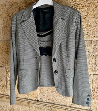 Conjunto Blazer y Top Estampado