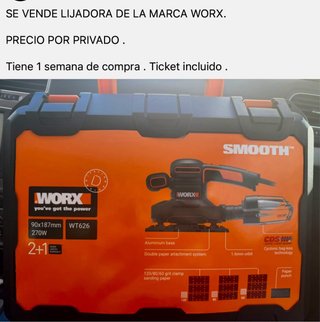 Lijadora WORX WT626