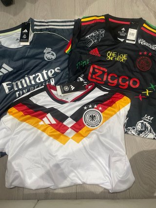 Lote 3 Camisetas Fútbol Adidas