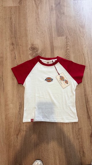 Camiseta Dickies Blanca y Roja tallas XS, S, M, L