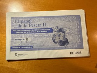 13 Billetes El Papel de la Peseta II