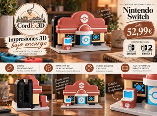 Carcasa Nintendo Switch Pokemon