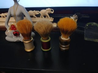 Lote 3 Brochas de Afeitar Vintage